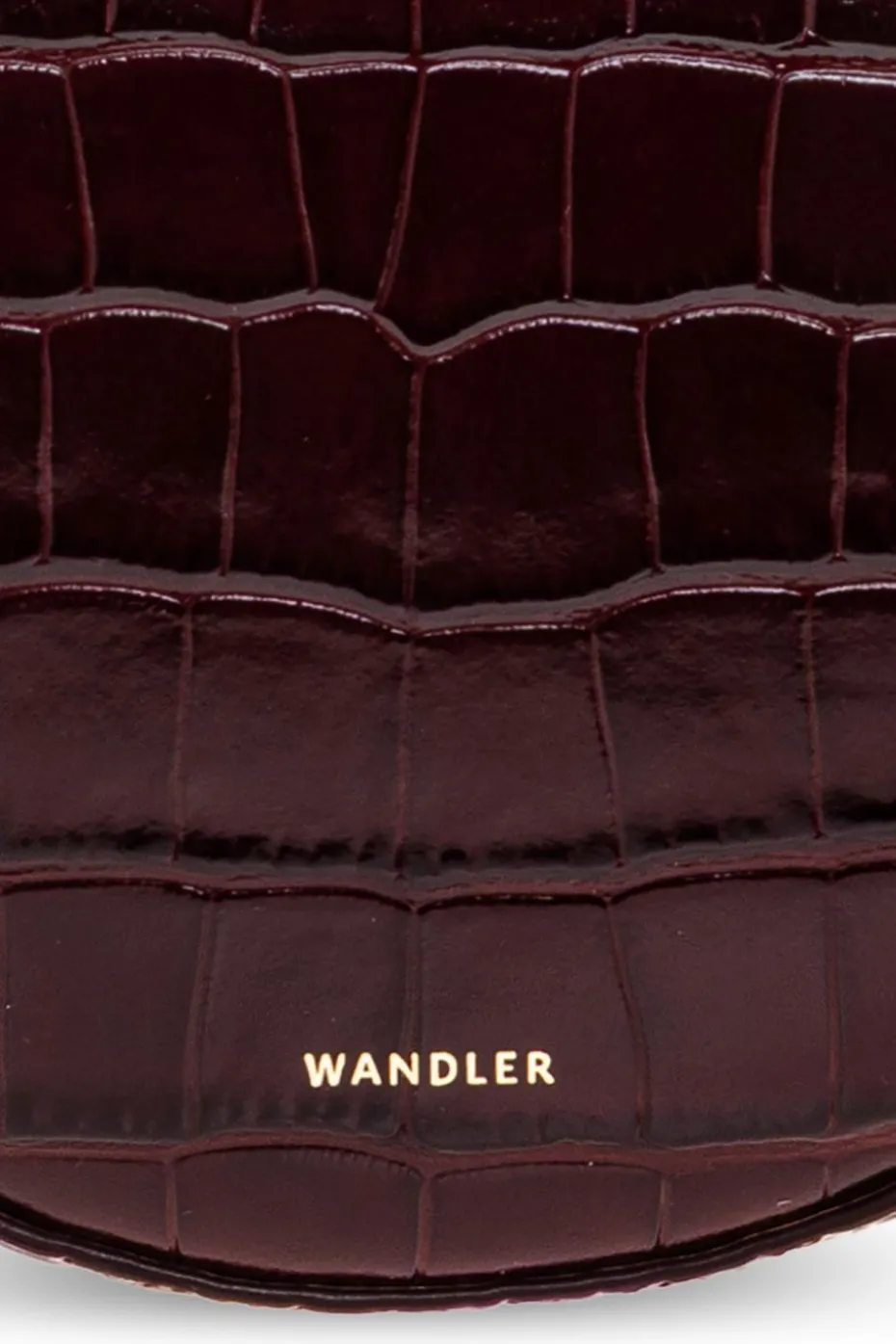 Wandler BURGUNDY Handbag `Hortensia Mini`
