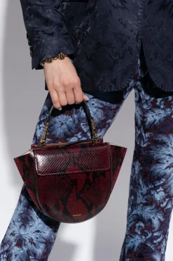 Wandler BURGUNDY Handbag `Hortensia Mini`