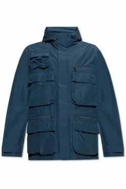 Woolrich BLUE Jacket with pockets