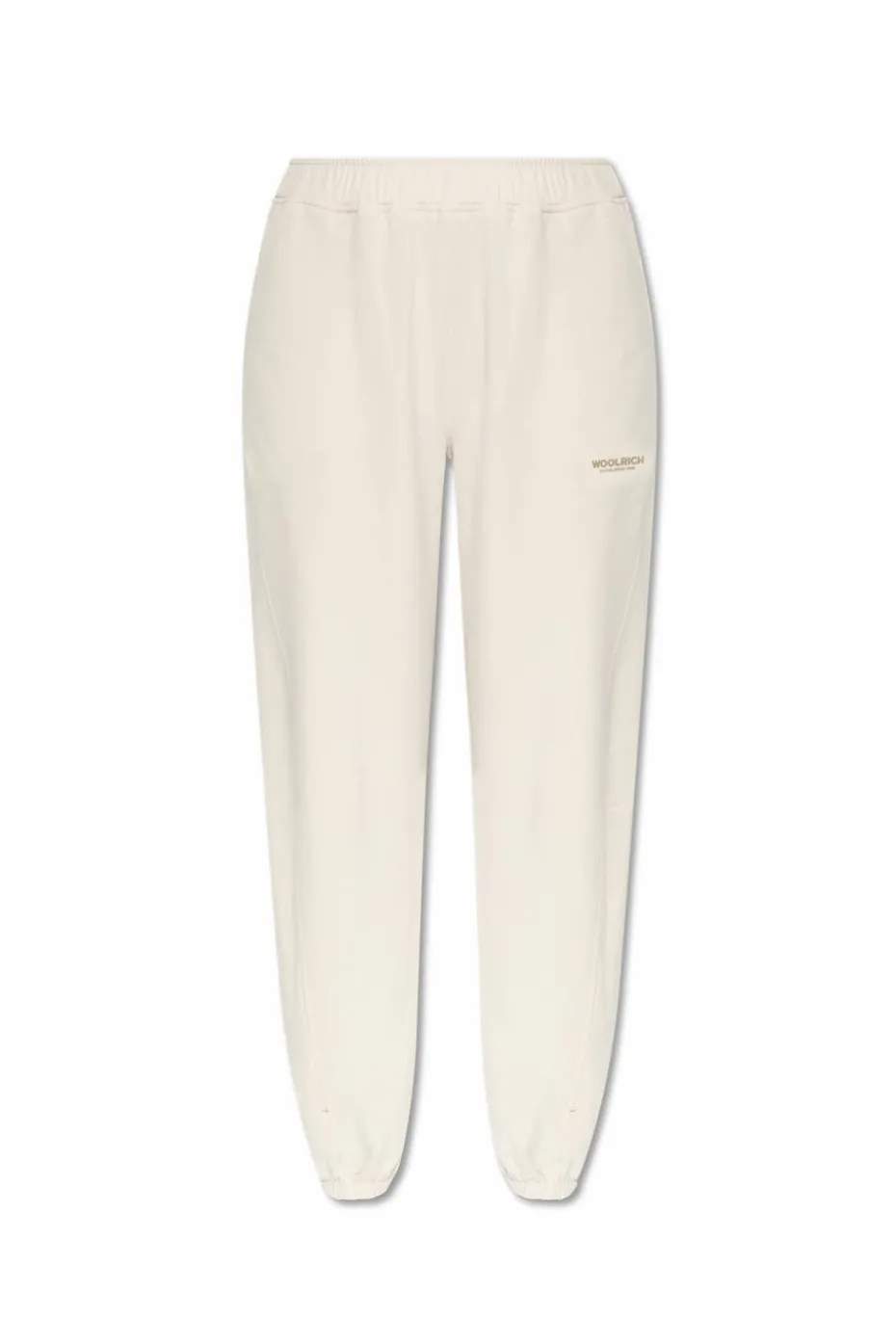 Woolrich cream Sweatpants with printed logo