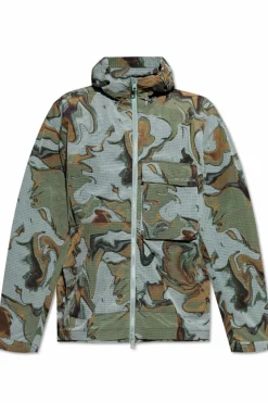 Woolrich GREEN Jacket with logo