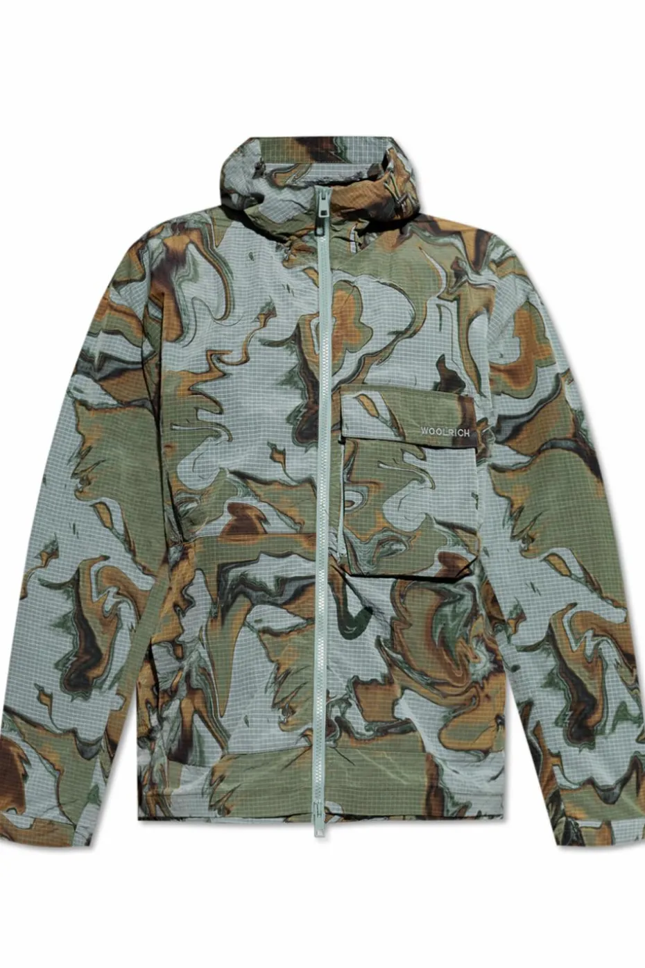 Woolrich GREEN Jacket with logo