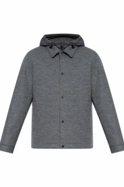 Woolrich GREY Jacket with hood