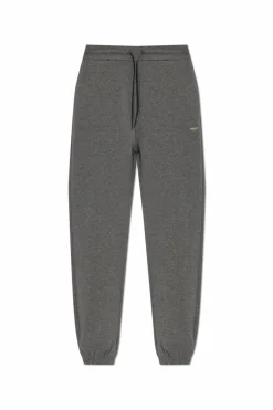 Woolrich GREY Sweatpants with printed logo