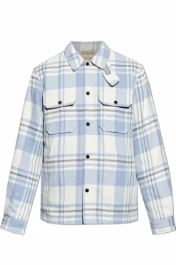 Woolrich light blue Checked pattern shirt