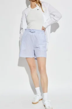 Woolrich light blue Striped pattern shorts