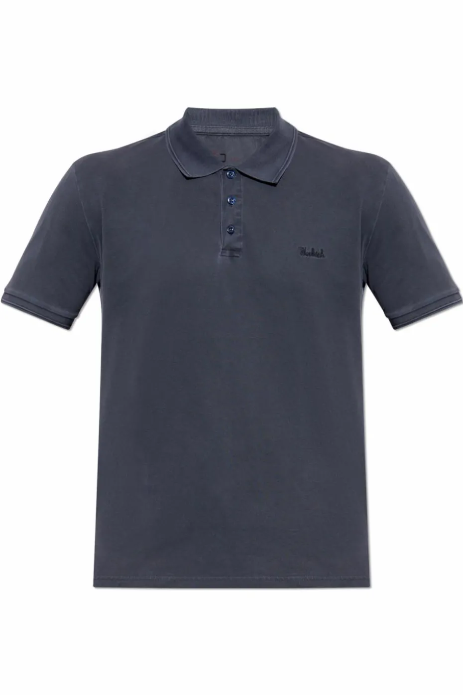 Woolrich NAVY BLUE Polo with embroidered logo