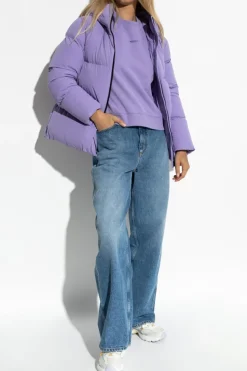 Woolrich PURPLE Down jacket with hood