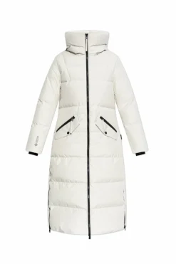 Woolrich WHITE Down jacket with hood