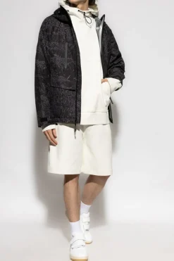 Woolrich WHITE Shorts with pockets