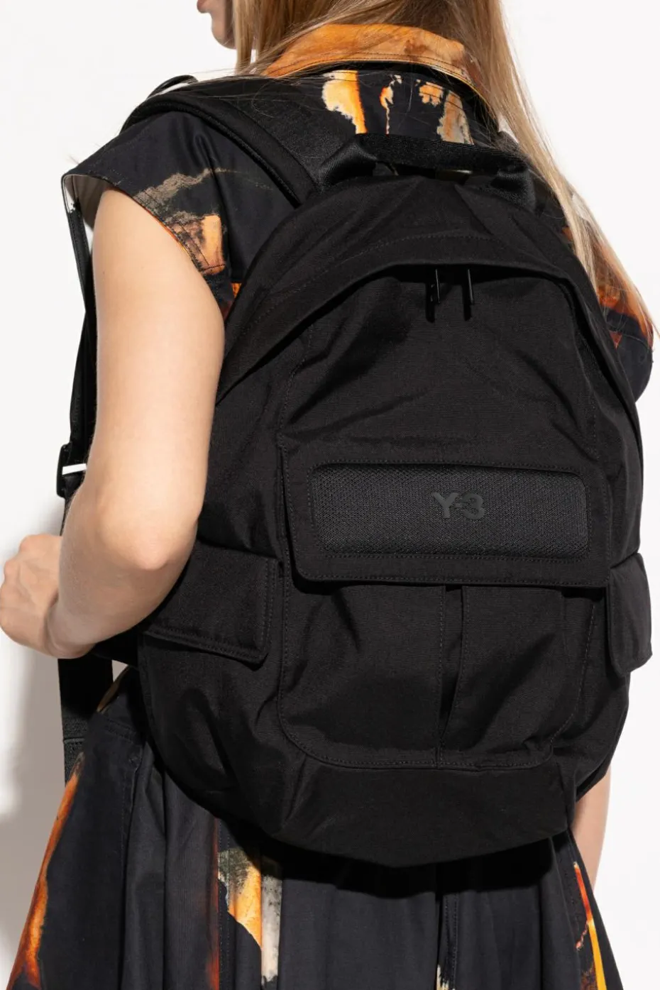 Y-3 BLACK Backpack with logo