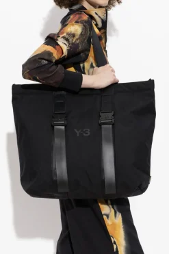 Y-3 BLACK Bag with logo