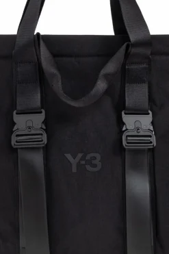 Y-3 BLACK Bag with logo