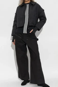 Y-3 BLACK Long sleeve T-shirt 'Cinch'