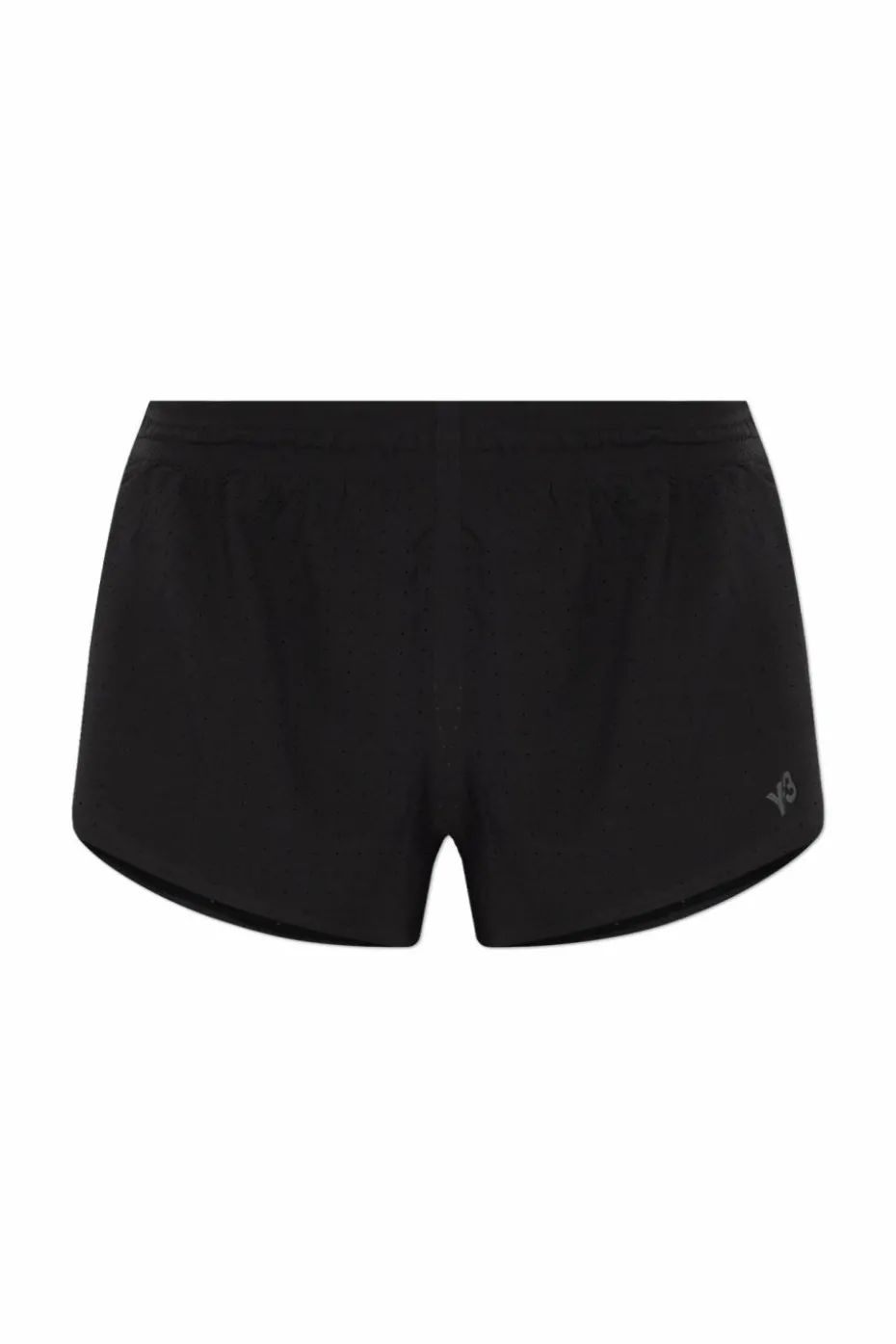 Y-3 BLACK Shorts with perforation