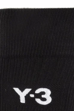 Y-3 BLACK Socks with logo