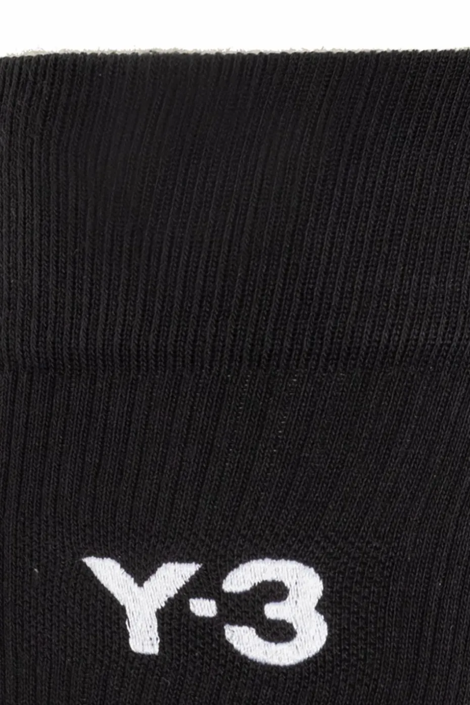 Y-3 BLACK Socks with logo