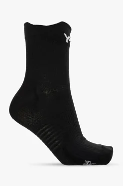 Y-3 BLACK Socks with logo