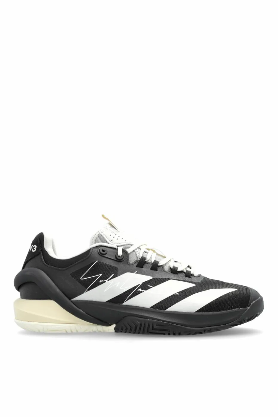 Y-3 BLACK Sports shoes `Adizero Cybersonic 2 M Y-3` from the `Tennis US` collection
