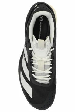 Y-3 BLACK Sports shoes `Adizero Cybersonic 2 M Y-3` from the `Tennis US` collection