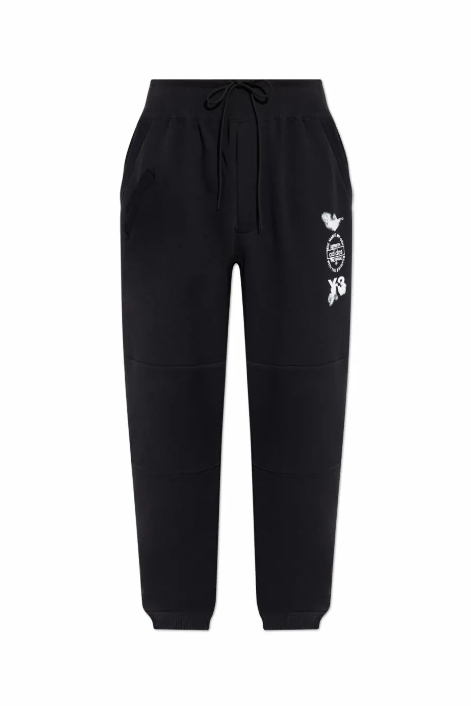 Y-3 BLACK Sweatpants with logo