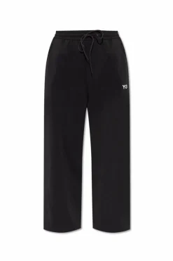 Y-3 BLACK Sweatpants with logo