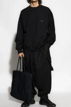 Y-3 BLACK Sweatshirt with logo