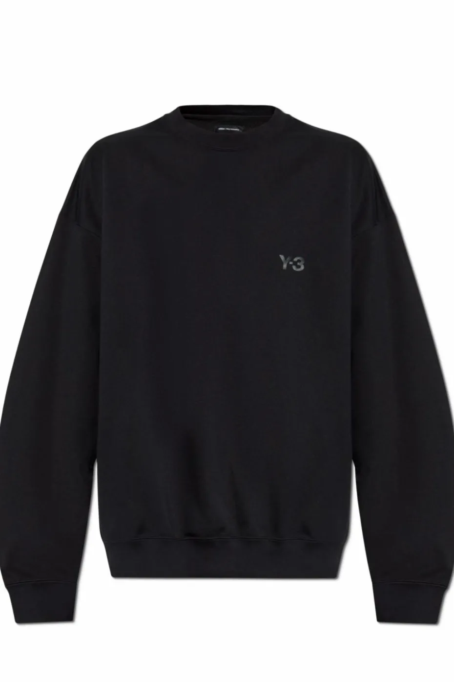 Y-3 BLACK Sweatshirt with printed logo