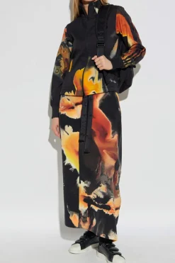 Y-3 BLACK Sweatshirt with print