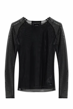 Y-3 BLACK Transparent top