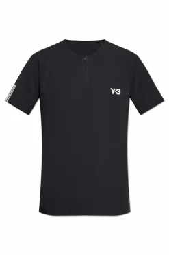 Y-3 BLACK T-shirt from the Tennis US collection