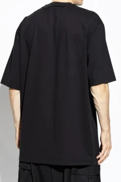 Y-3 BLACK T-shirt with logo