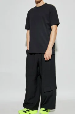 Y-3 BLACK T-shirt with print