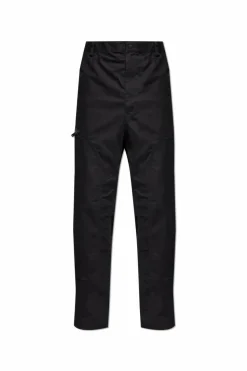 Y-3 BLACK ‘Twill’ cargo trousers