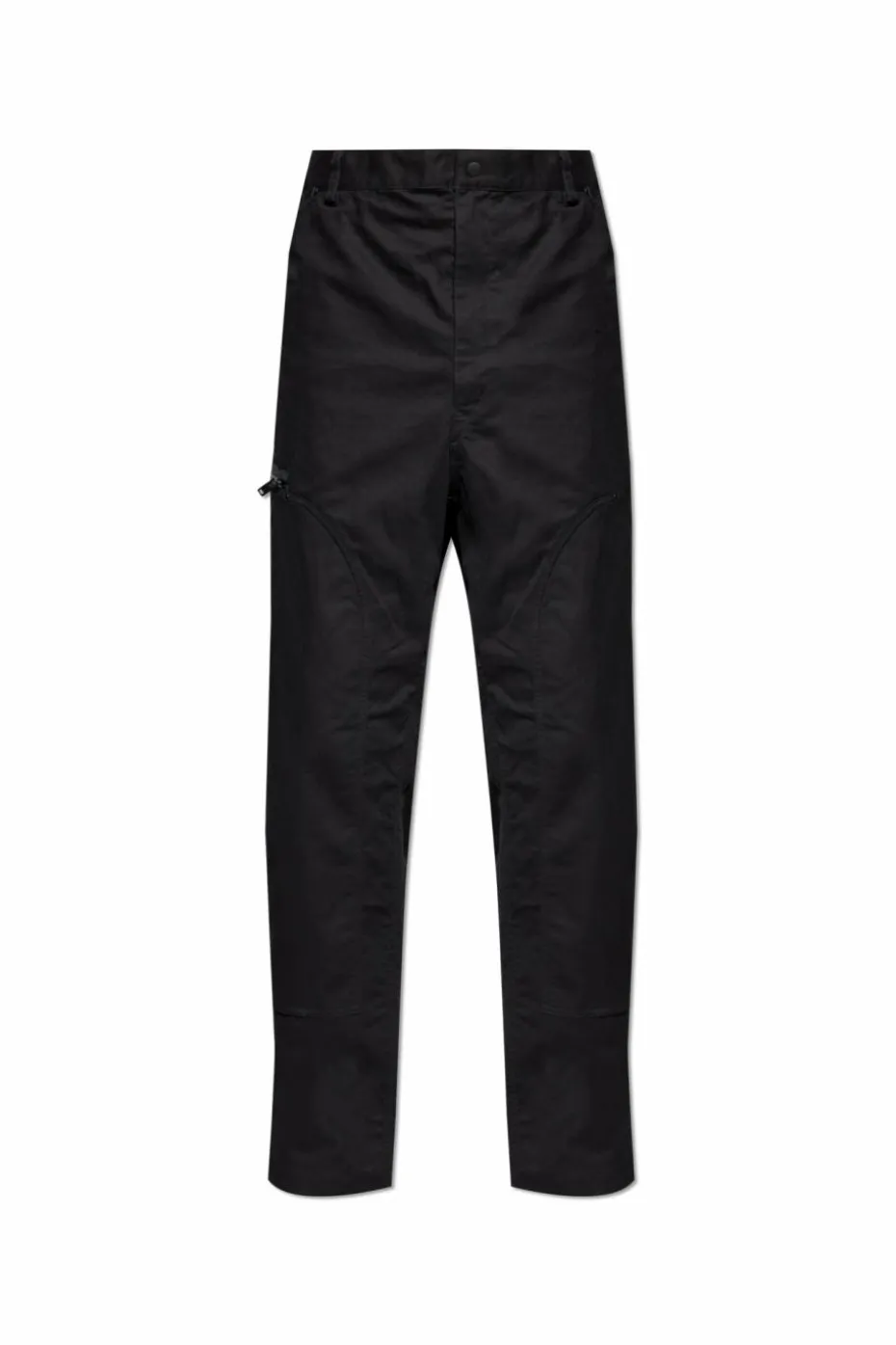 Y-3 BLACK ‘Twill’ cargo trousers