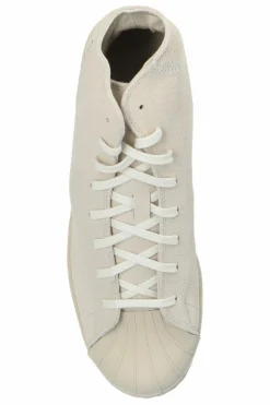 Y-3 cream Athletic sneakers Pro Model above the ankle
