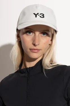 Y-3 GREY Baseball cap from the "Tennis US" collection
