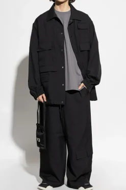 Y-3 GREY T-shirt with print