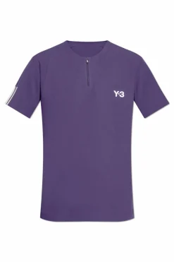 Y-3 PURPLE T-shirt from the "Tennis US" collection