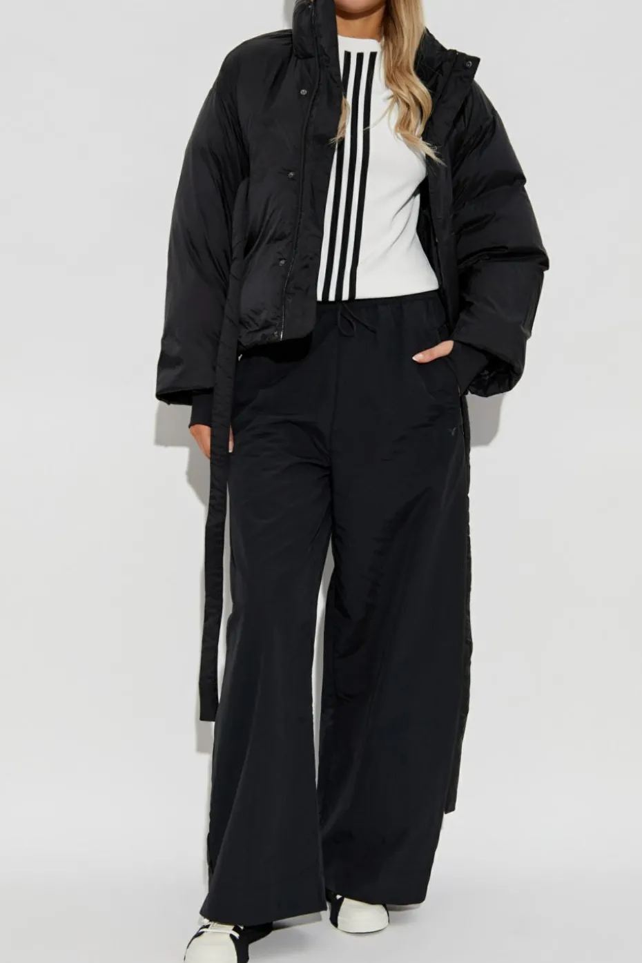 Y-3 WHITE Long sleeve T-shirt ‘Cinch’