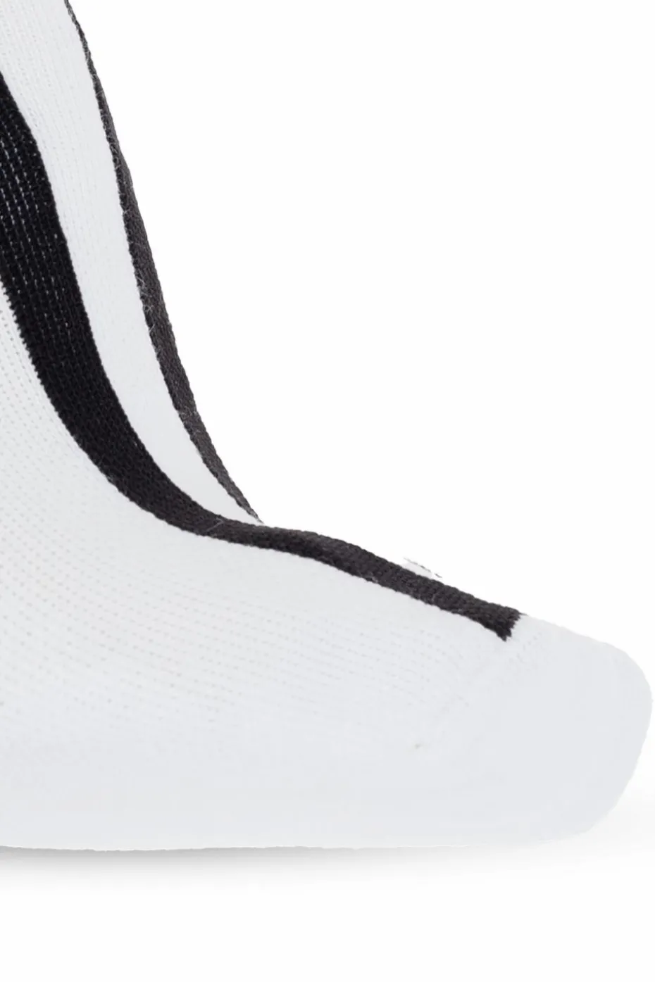 Y-3 WHITE Patterned Socks