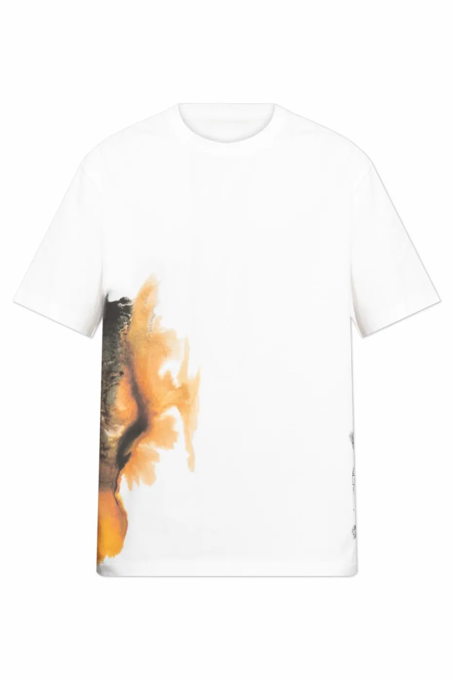 Y-3 WHITE Printed T-shirt