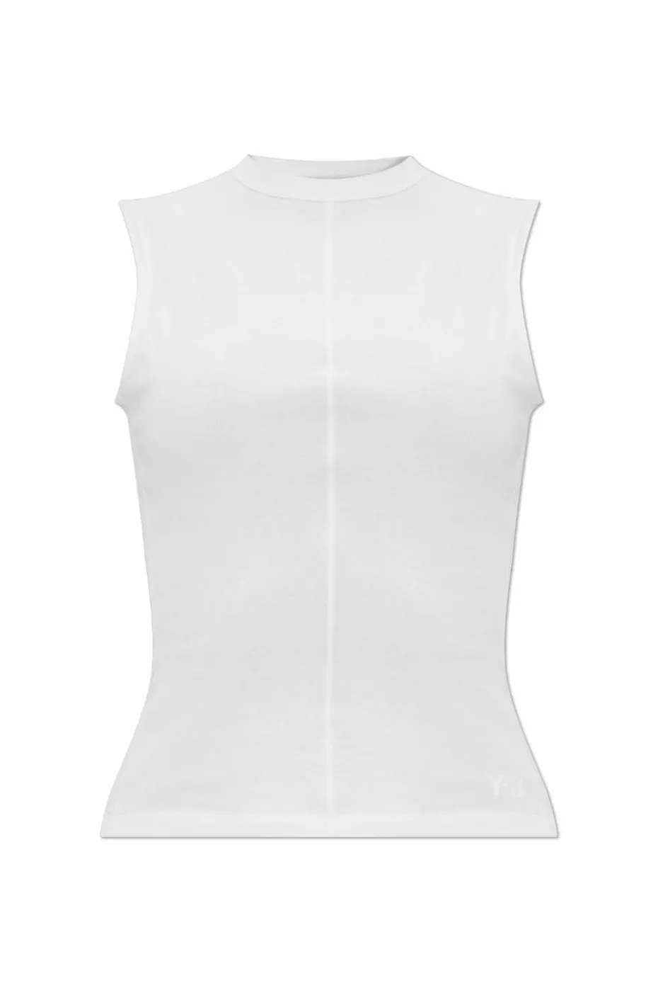 Y-3 WHITE Sleeveless Top