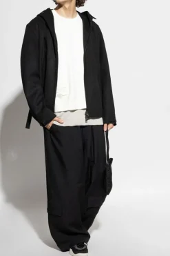 Y-3 WHITE Sweater with logo