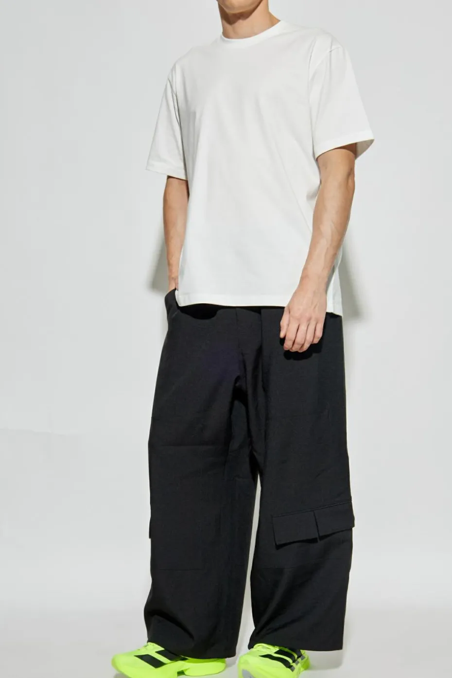 Y-3 WHITE T-shirt with print