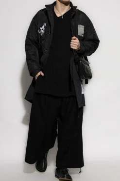 Yohji Yamamoto BLACK Parka with detachable outer layer
