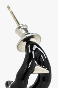 Yohji Yamamoto BLACK Silver mono earring