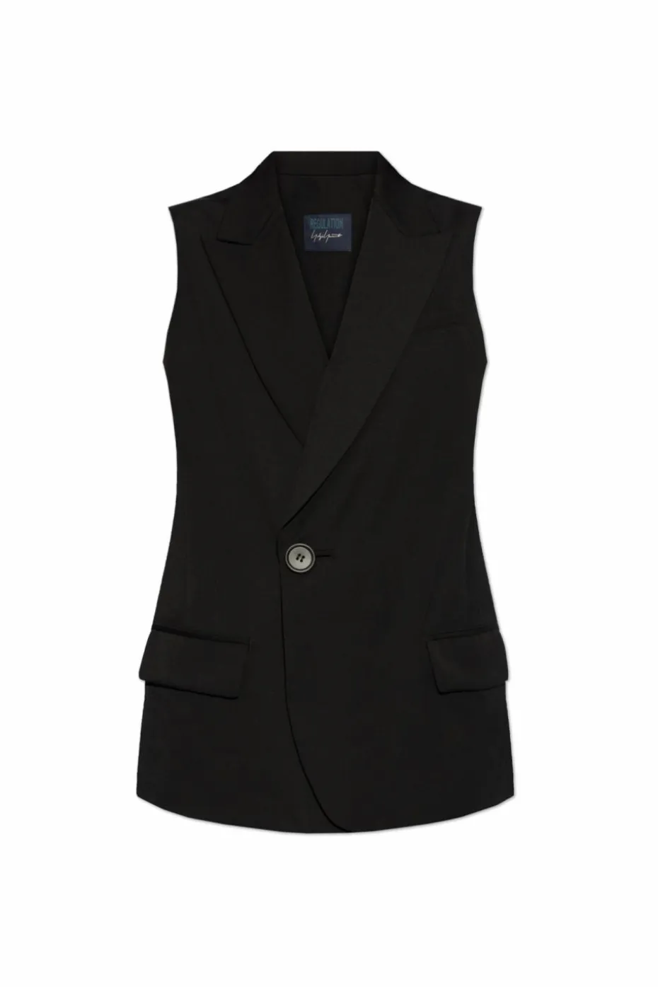 Yohji Yamamoto BLACK Wool vest