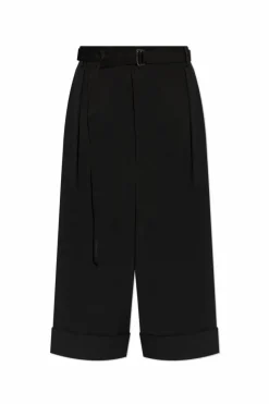 Yohji Yamamoto BLACK Wool Bermudas