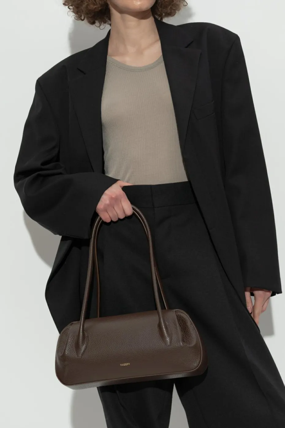 Yuzefi BROWN Shoulder bag "Oyster"